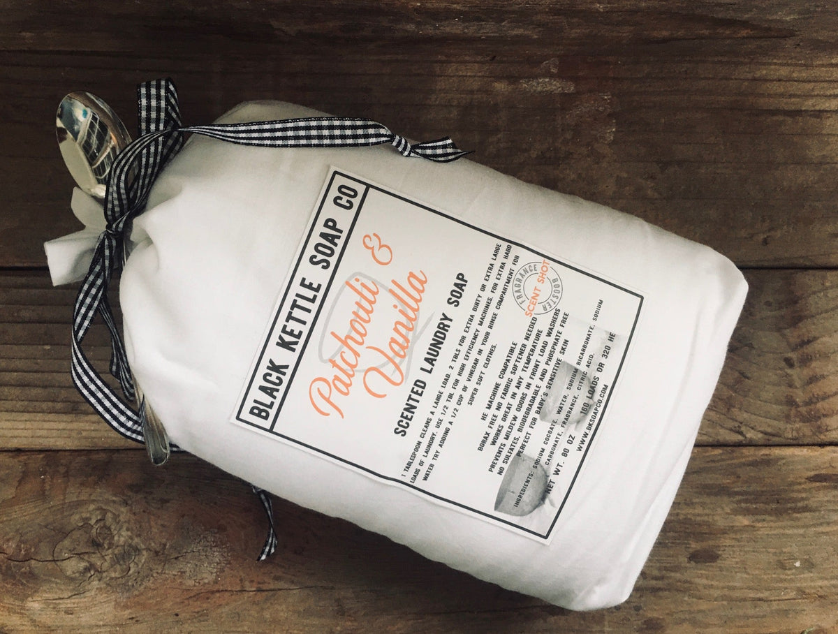 PATCHOULI & VANILLA - 5 pound Cloth Bag