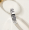 621432528  LOVE Ring Small Mondel White Gold